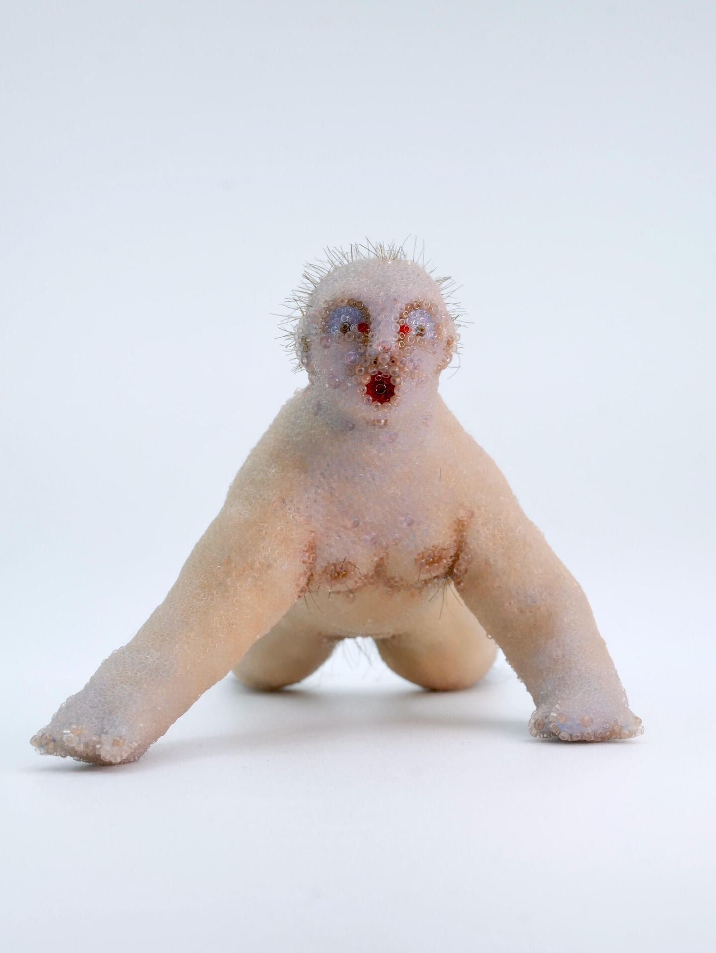 Nancy Jean Guerrero ceramic, glass beads 2023