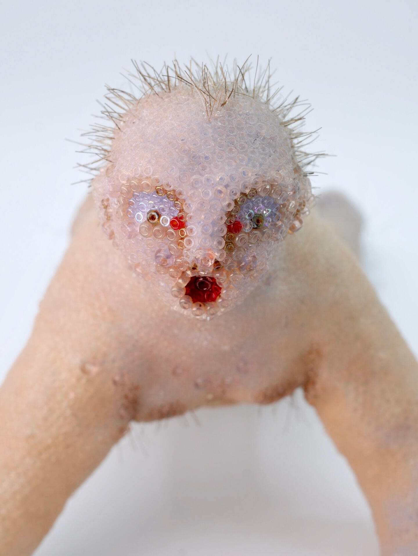 Nancy Jean Guerrero ceramic, glass beads 2023