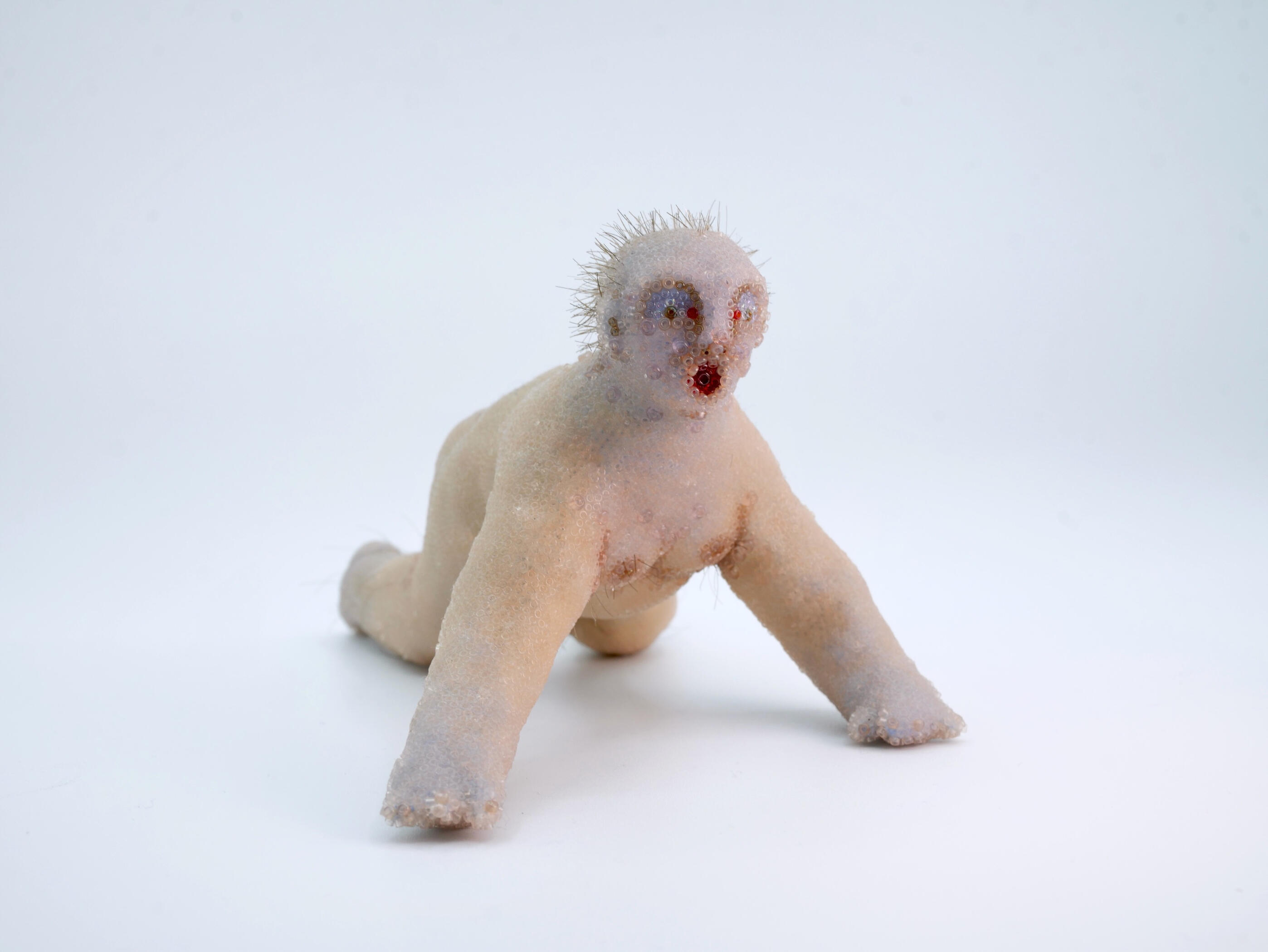 Nancy Jean Guerrero ceramic, glass beads 2023