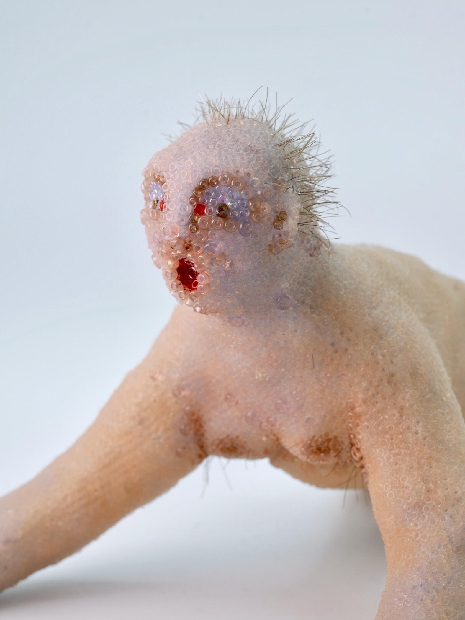 Nancy Jean Guerrero ceramic, glass beads 2023